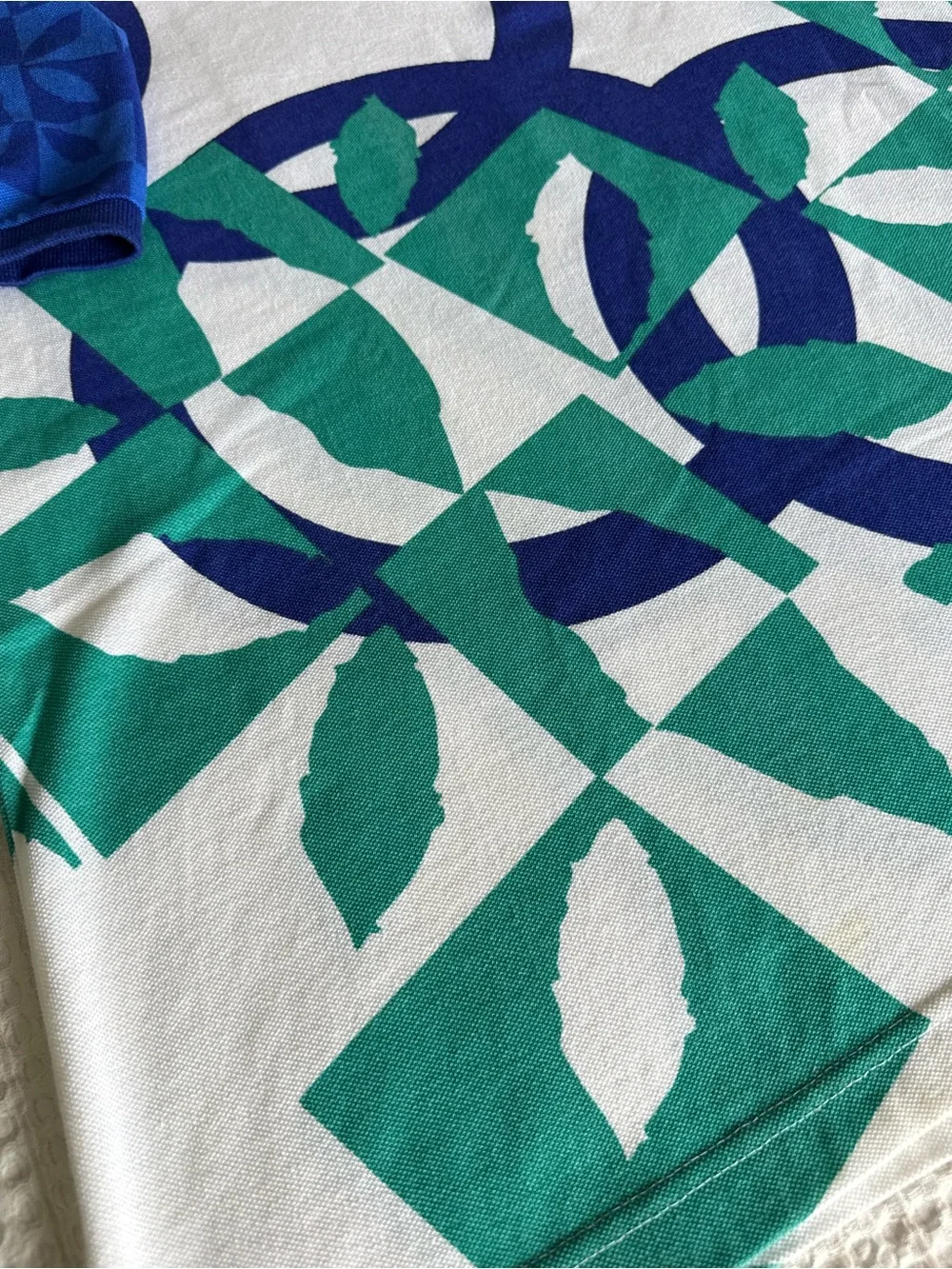 Brand new Vintage 1996 Atlanta Olympics Haynes White staff Polo with graphics - Picture 7 of 8